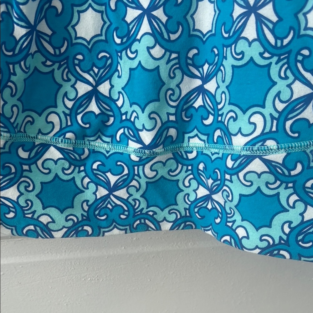 Talbots Blue And White Patterned Pullover - image 5